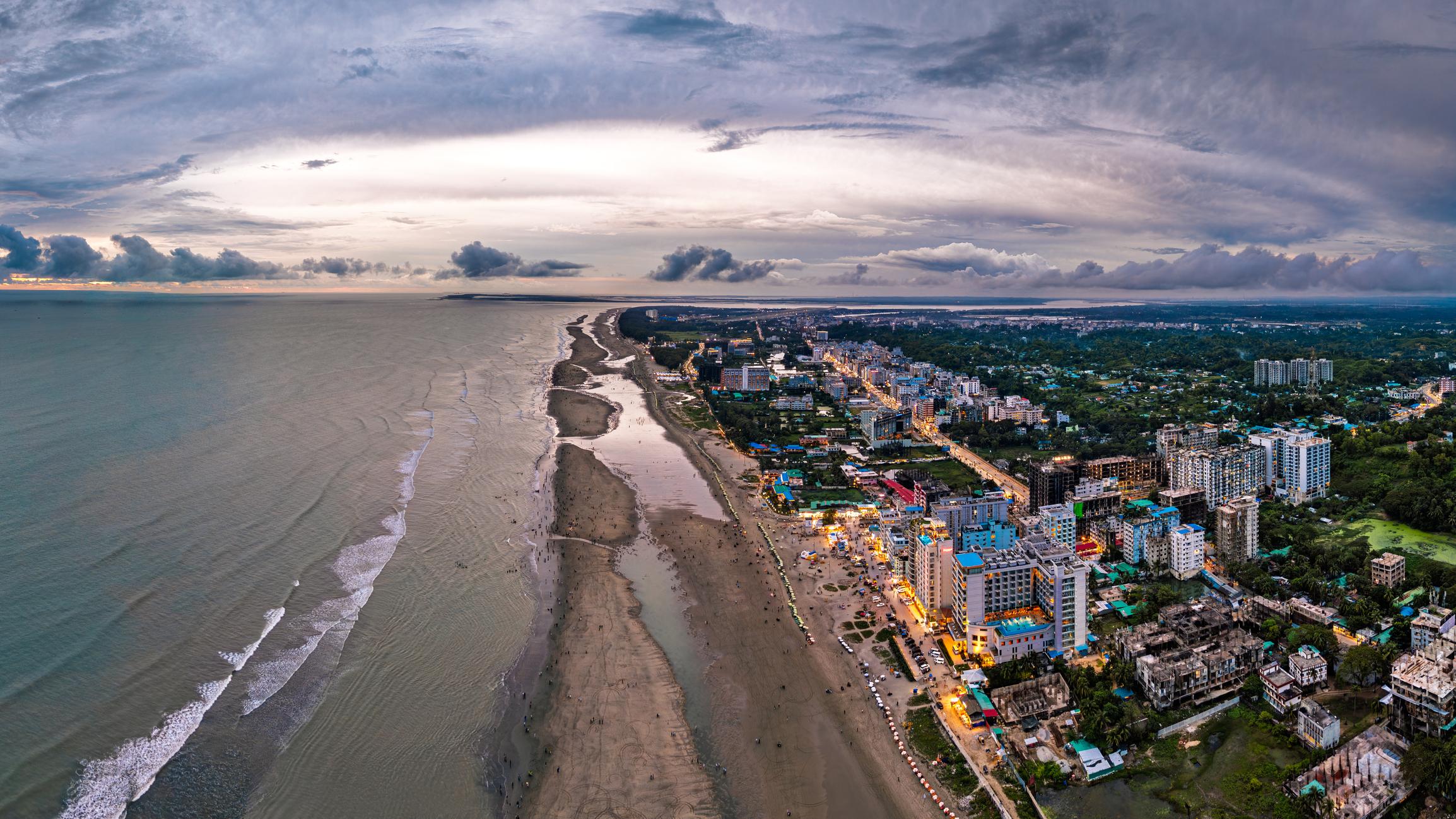 Cox's Bazar from above