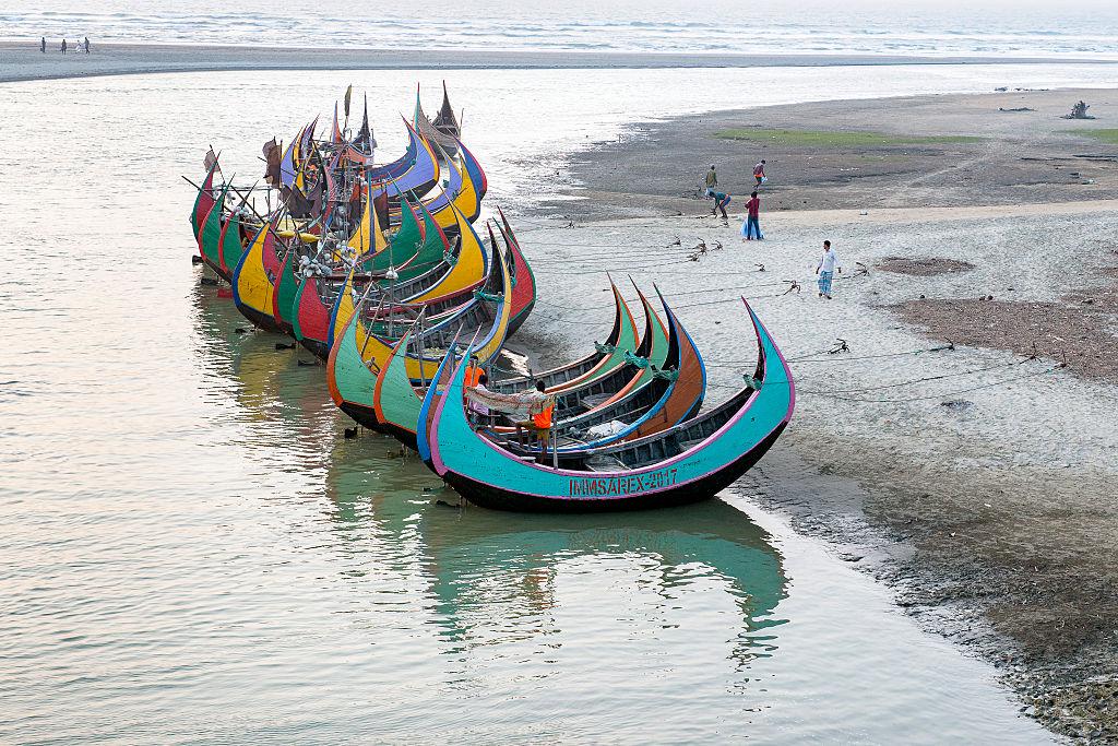 Fishing boats at Baharchara