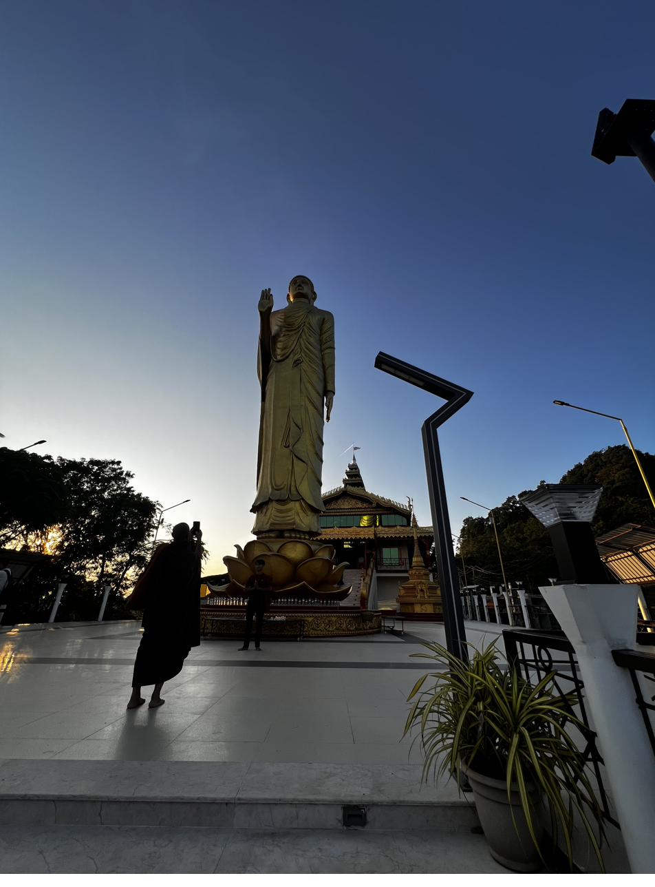 Ramu Buddhist Temples sunset