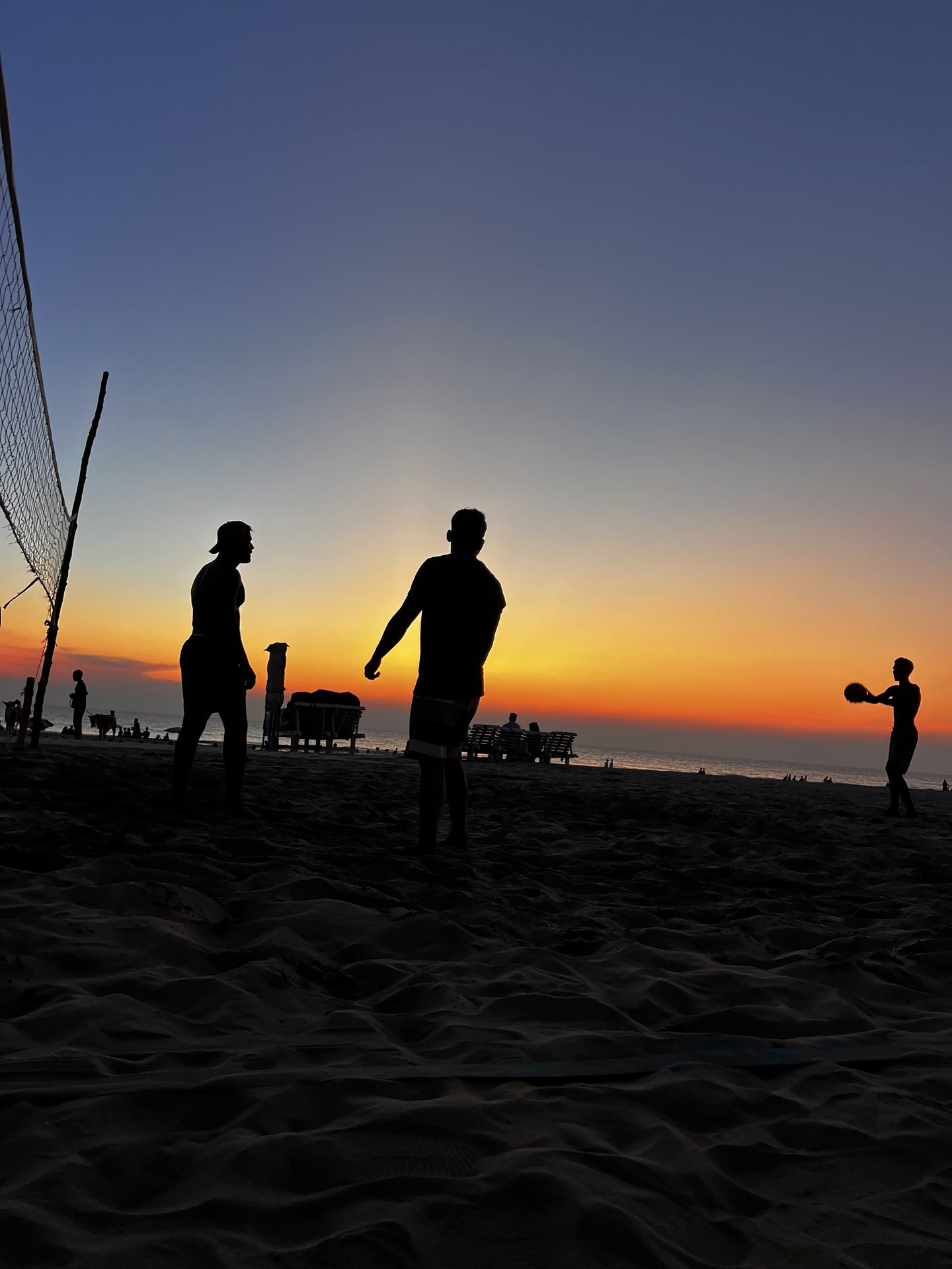 Dawn to sundown on the sand
